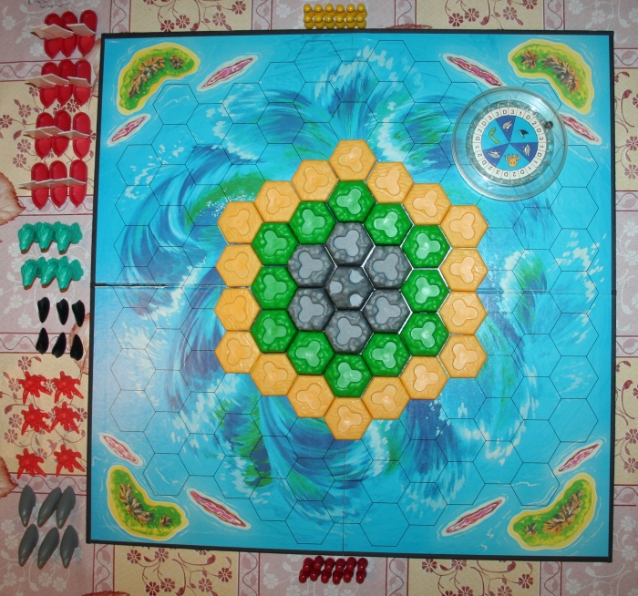 The board at the start of the game.